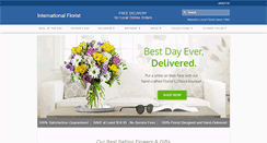 Desktop Screenshot of flowersbyinternational.net