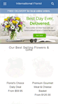 Mobile Screenshot of flowersbyinternational.net