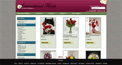 Desktop Screenshot of flowersbyinternational.com